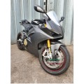 Carbonvani - Ducati Panigale V4 / S / Speciale "STEALTH" Design Carbon Fiber Full Fairing Kit - ROAD VERSION (8 pieces)